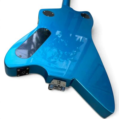 Custom Sovereign Jupiter Thunderbird Billy Bo Metallic Blue Guitar Bigsby Tremolo - Image 9