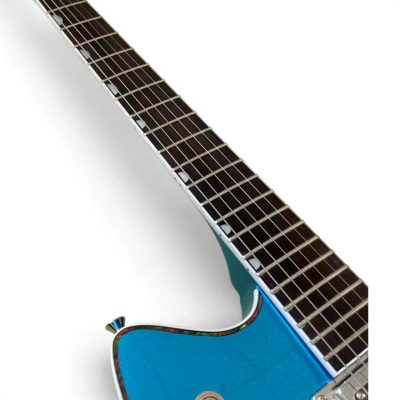 Custom Sovereign Jupiter Thunderbird Billy Bo Metallic Blue Guitar Bigsby Tremolo - Image 6