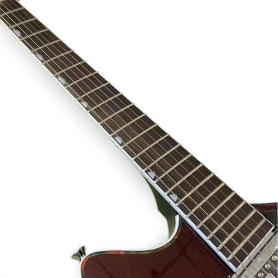 Custom Sovereign Jupiter Thunderbird Billy Bo Burgundy Guitar Bigsby Tremolo - Image 6