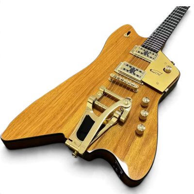 Custom Sovereign Jupiter Thunderbird Billy Bo Natural Finish Guitar Bigsby Tremolo