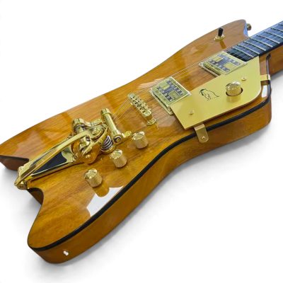 Custom Sovereign Jupiter Thunderbird Billy Bo Natural Finish Guitar Bigsby Tremolo - Image 4