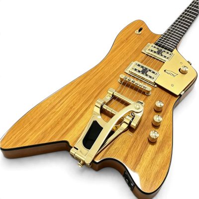Custom Sovereign Jupiter Thunderbird Billy Bo Natural Finish Guitar Bigsby Tremolo - Image 2