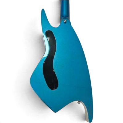 Custom Empire Todd 400 Black Metallic Blue White Shark Inlays Guitar - Image 10
