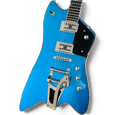 Custom Sovereign Jupiter Thunderbird Billy Bo Metallic Lake Blue Guitar Bigsby Tremolo