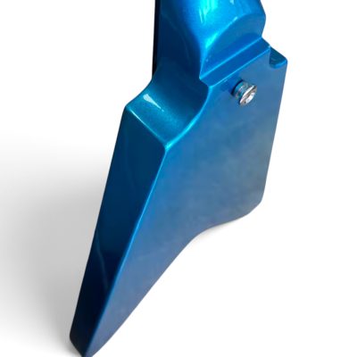 Custom Crown Flying V Jimi Hendrix Metallic Lake Pelham Blue Electric Guitar - Image 4