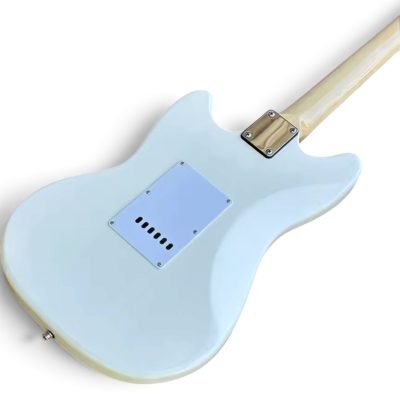 Custom Regent Mustang Kurt White Electric Guitar - Image 3