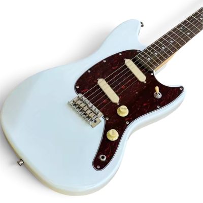 Custom Regent Mustang Kurt White Electric Guitar - Image 2