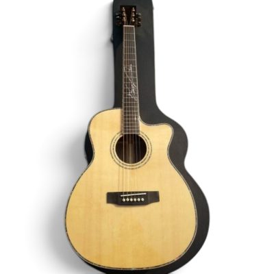 Custom Vertex Natural Lake Jung Solid Spruce Top Acoustic Guitar - Image 10
