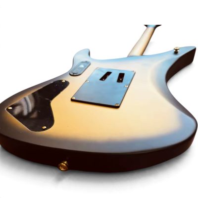 Custom Titan Synyster Gates Satin Finish Gold Burst Pinstripe Floyd Rose Tremolo Electric Guitar - Image 2