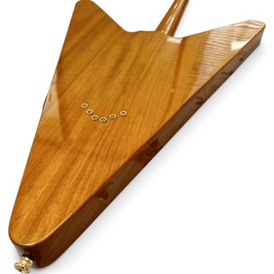 Custom Crown Richie Explorer Reverse Flying V Natural Finish Guitar - Image 5