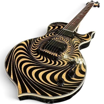 Custom Titan Wylde Grail Psychic Bullseye Rawtop Norse Rune Fretboard Inlays Electric Guitar