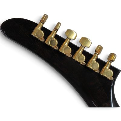 Custom Crown Cherry Sunburst Flamed Maple Top Modernistic Explorer Electric Guitar - Image 8