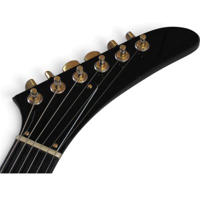 Custom Crown Cherry Sunburst Flamed Maple Top Modernistic Explorer Electric Guitar - Image 3