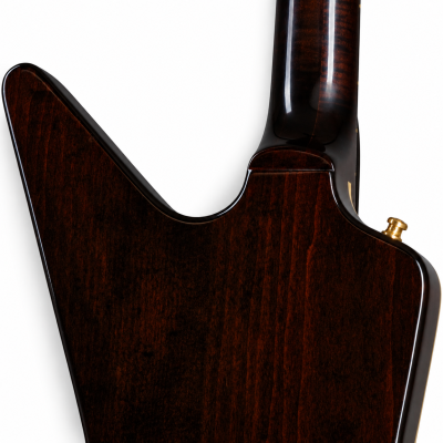 Custom Crown Cherry Sunburst Flamed Maple Top Modernistic Explorer Electric Guitar - Image 9