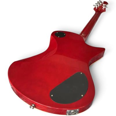 Custom Aether Armada Red Cream Finish Opaque Electric Guitar - Image 6