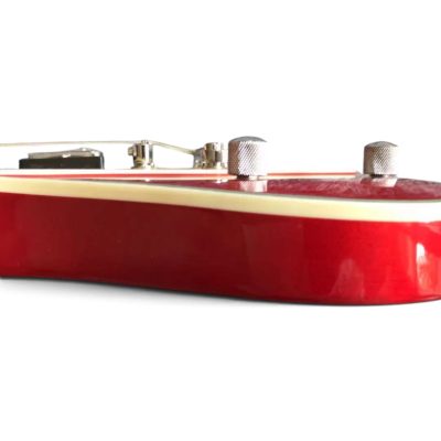 Custom Aether Armada Red Cream Finish Opaque Electric Guitar - Image 5
