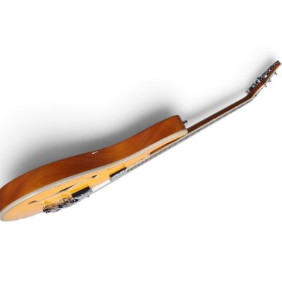 Custom Vesper Languedoc Region G2 Amber Flamed Maple Top Semi Hollow Electric Guitar - Image 6