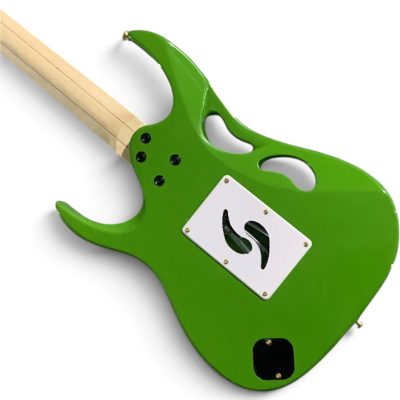 Custom Axis SVAI Utopia Green Finish Floyd Rose Tremolo Pia 6 String Electric Guitar - Image 5