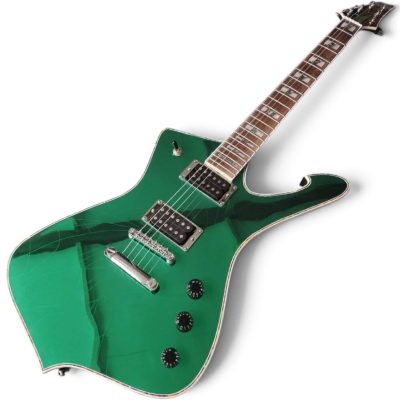 Custom Axis Iceman Green Mirror Crystal IC420FM Electric Guitar - Image 2