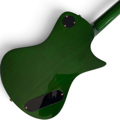 Custom Aether Armada Green Flame Cream Maple Finish Opaque Electric Guitar - Image 13