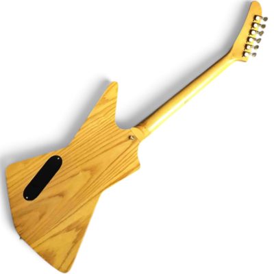 Custom Crown EX800C Clapton Cut Explorer Vintage Natural Korina Electric Guitar - Image 3