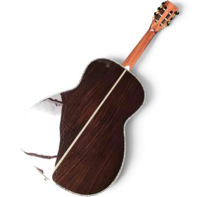 Custom Vertex Red Classical Solid Spruce Top Acoustic Guitar D45 - Image 5