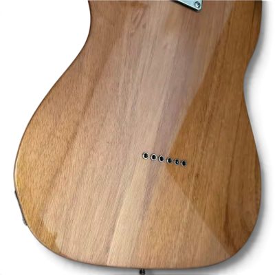 Custom Regent Thinline Fhole Silver Sparkle Electric Guitar - Image 7