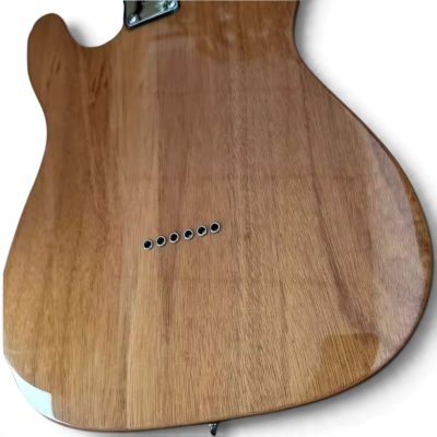 Custom Regent Thinline Fhole Silver Sparkle Electric Guitar - Image 3