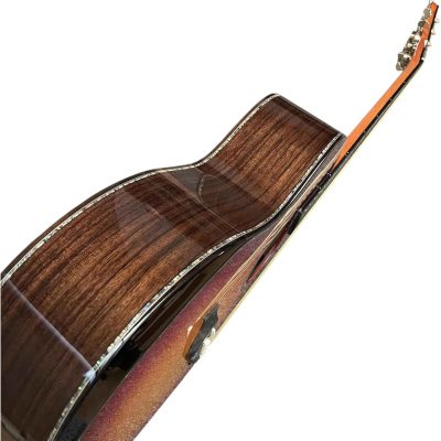 Custom Emberline Auditorium Solid Sitka Spruce Sunburst PS14 Acoustic Guitar - Image 6