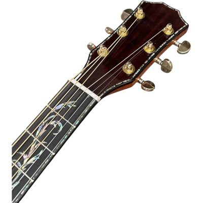 Custom Emberline Auditorium Solid Sitka Spruce Sunburst PS14 Acoustic Guitar - Image 5
