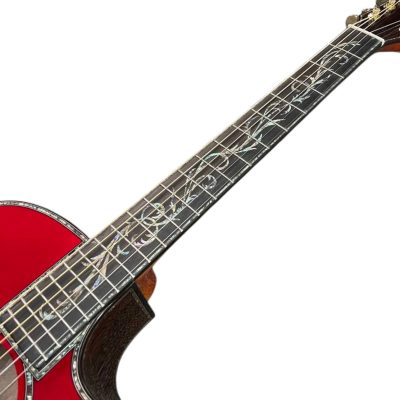 Custom Emberline Auditorium Solid Sitka Spruce Sunburst PS14 Acoustic Guitar - Image 4