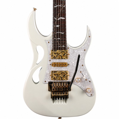 Custom Axis SVAI Utopia Stallion White Finish Floyd Rose Tremolo Pia 6 String Electric Guitar