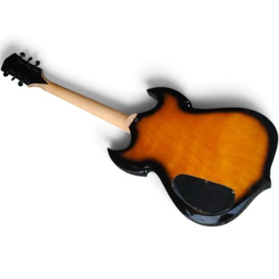 Custom Titan Wylde Barbarian Amber Buzzsaw Audio Finish Electric Guitar - Image 5