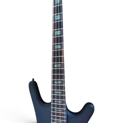 Custom Pulse Corvette Double Buck Black Satin 4 String Bass - Image 7