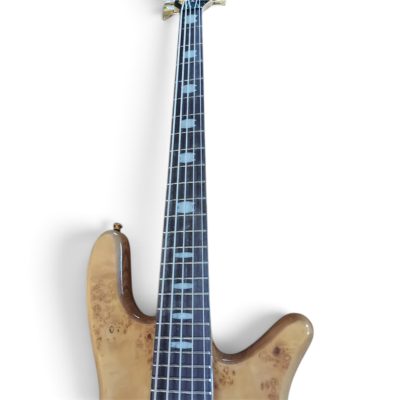 Custom Rivas Wimbish NS Birdseye Natural Gloss Spector Finish 5 String Bass - Image 6